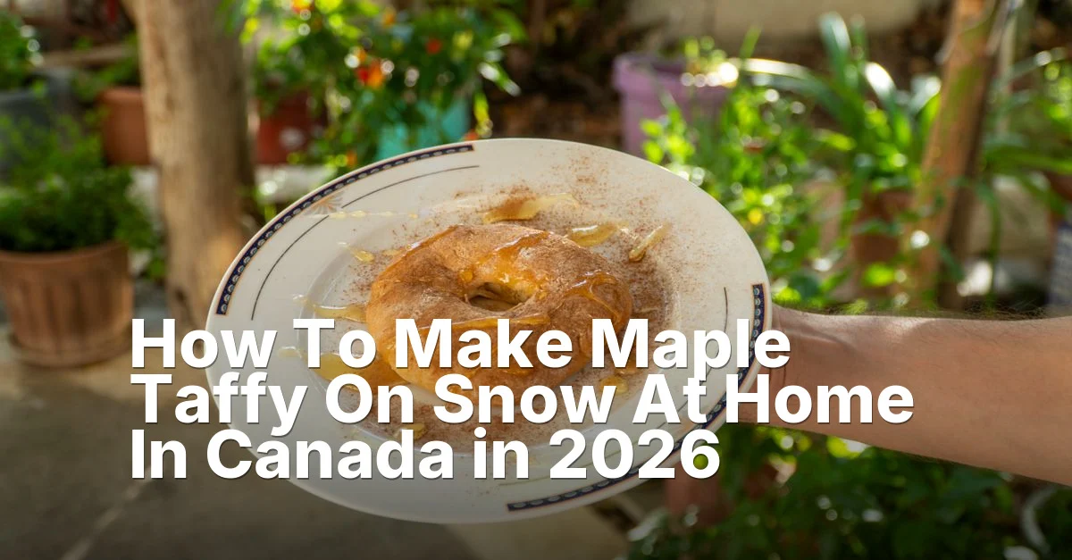How To Make Maple Taffy On Snow At Home In Canada in 2026