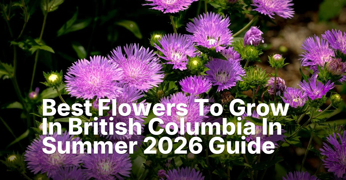 Best Flowers To Grow In British Columbia In Summer 2026 Guide