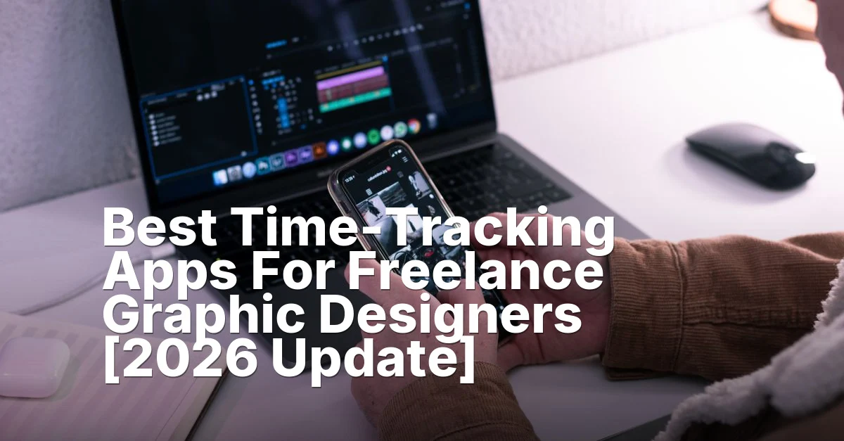 Best Time-Tracking Apps For Freelance Graphic Designers [2026 Update]